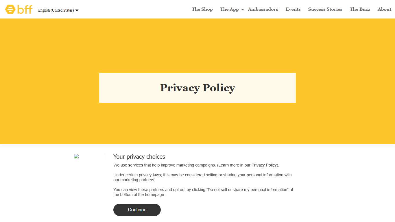 Bumble For Friends - Privacy